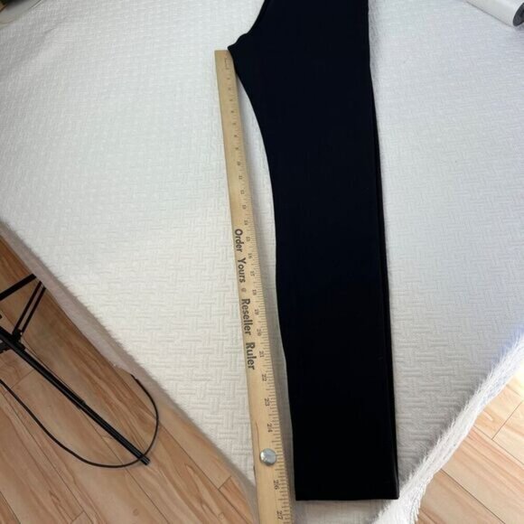 Aritzia Wilfred Women Size XS Italian Fabric Black Pull on Leggings Pants Lounge - Picture 7 of 15